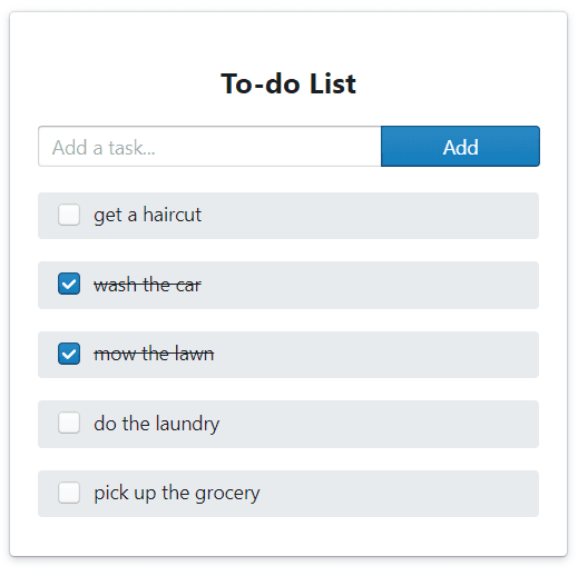 todo strike tasks