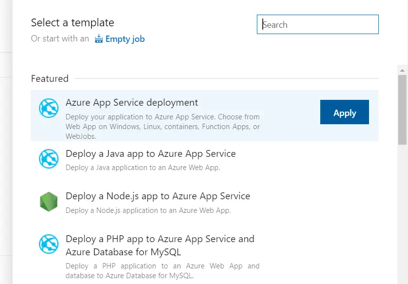 azure devops app service deployment