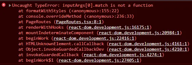 Error: Uncaught TypeError: inputArgs[0].match is not a function