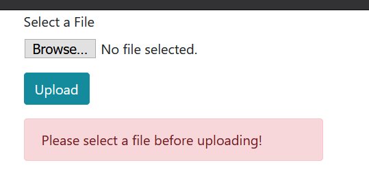 File Missing Error