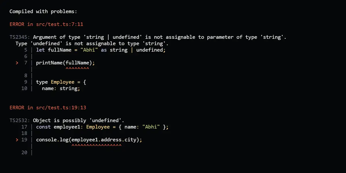 Object is possibly 'undefined' error in TypeScript [Solved ...