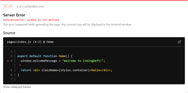 How To Fix Window Is Not Defined Error In Next js CodingDeft How to fix window is not defined error in next js codingdeft