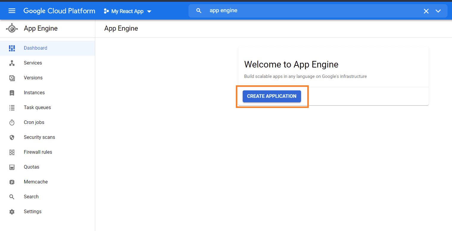 How to deploy React application to Google Cloud (App Engine ...