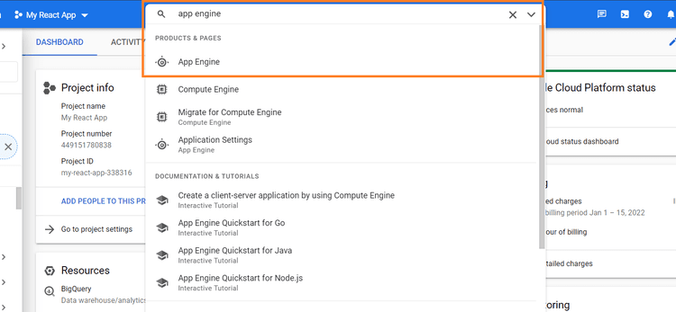 How to deploy React application to Google Cloud (App Engine ...