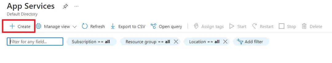 How to deploy React application to Microsoft Azure WebApp (App Service ...