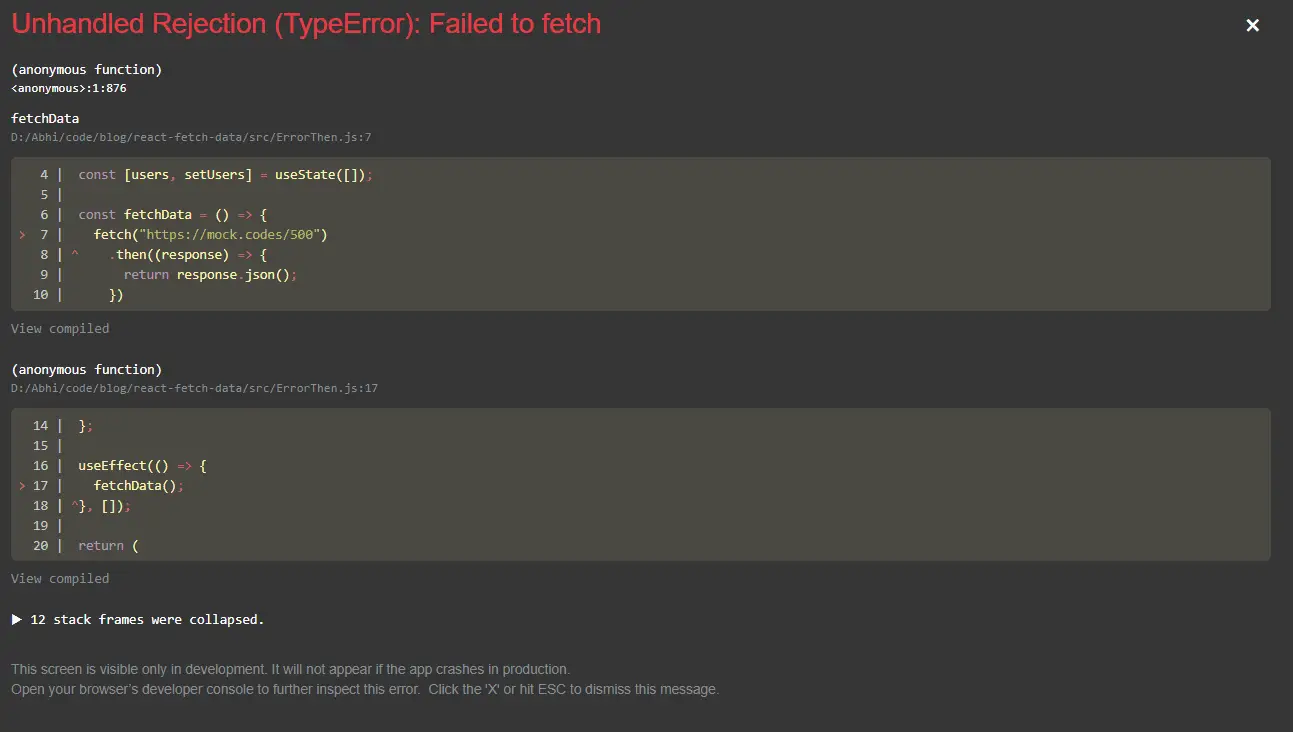 Fetch and display data from API in React js | CodingDeft.com