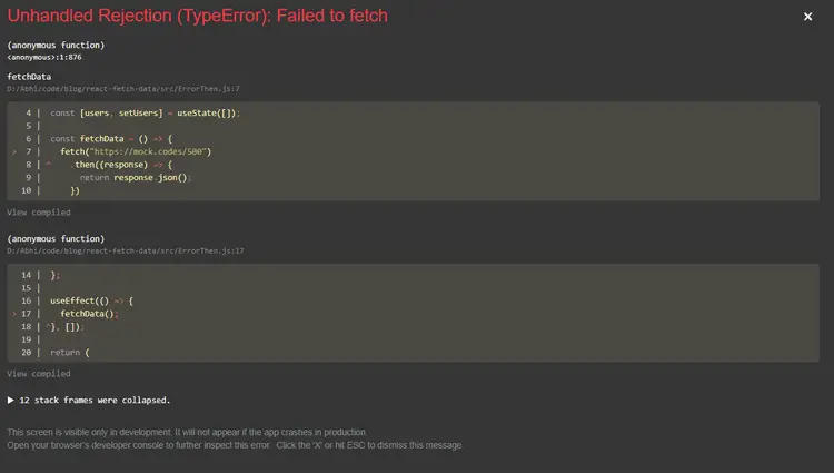 Fetch and display data from API in React js | CodingDeft.com