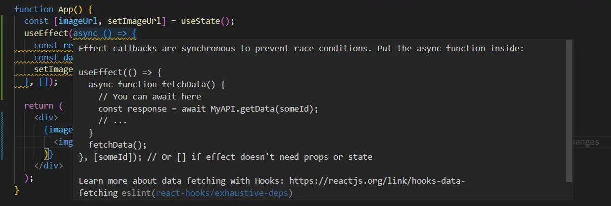 How to use Async Await inside React's useEffect | CodingDeft.com